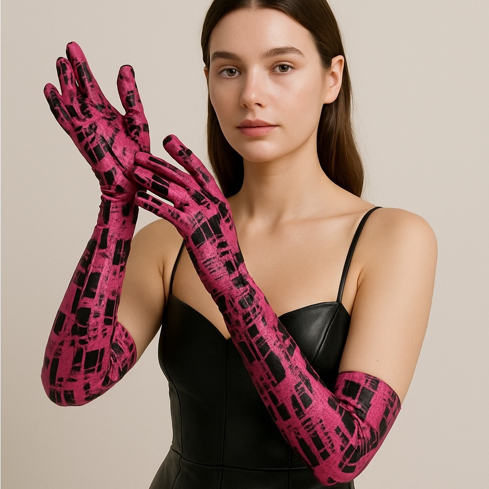 Art Led Opera Gloves One Size